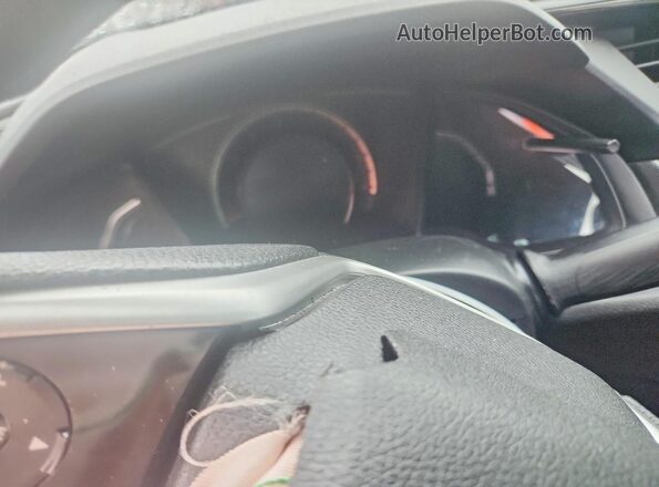2HGFC4B51JH306396 2018 HONDA CIVIC Gray Instrument cluster view