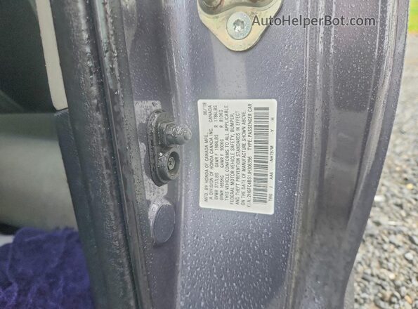 2HGFC4B51JH306396 2018 HONDA CIVIC Gray Engine compartment view