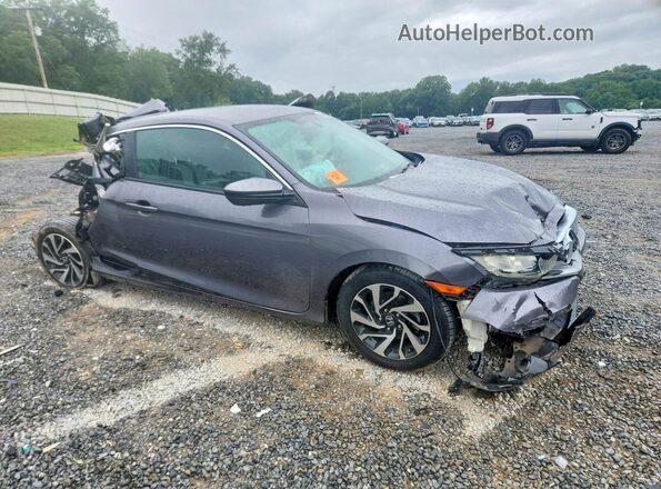 2HGFC4B51JH306396 2018 HONDA CIVIC Gray Front right