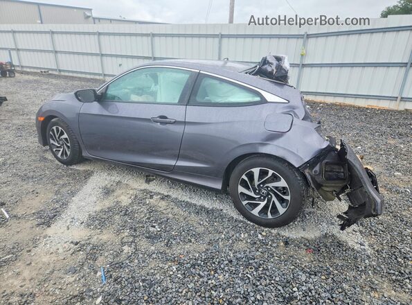 2HGFC4B51JH306396 2018 HONDA CIVIC Gray Rear left
