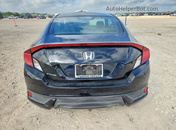 2HGFC4B53GH307865 2016 HONDA CIVIC Black Вид ззаду