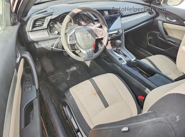 2HGFC4B53GH307865 2016 HONDA CIVIC Black Вид панелі приладів