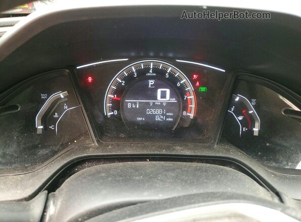 2HGFC4B55JH300858 2018 HONDA CIVIC Silver Widok zestawu wskaźników