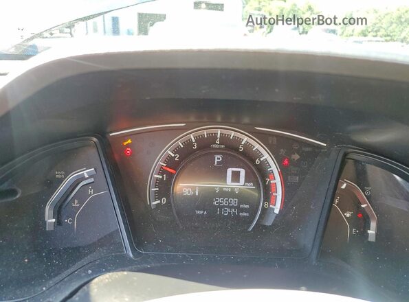 2HGFC4B56HH303732 2017 HONDA CIVIC Black Սարքավորումների վահանակի տեսք