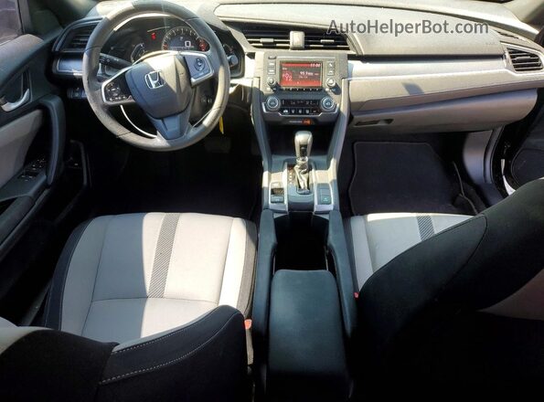 2HGFC4B56HH303732 2017 HONDA CIVIC Black Առջևի վահանակի տեսք
