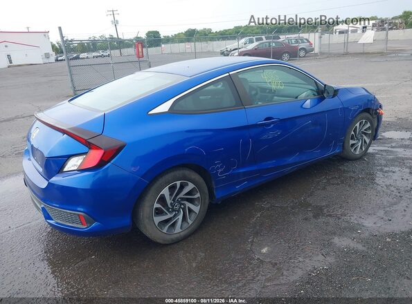 2HGFC4B57GH300613 2016 HONDA CIVIC Blue Rear right