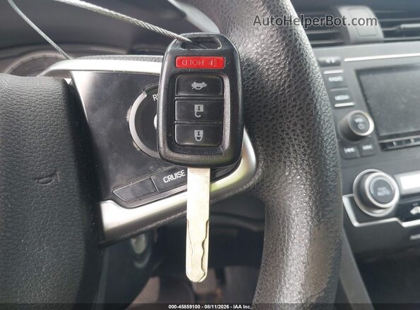 2HGFC4B57GH300613 2016 HONDA CIVIC Blue Dashboard view