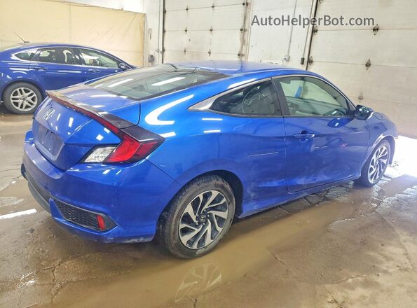 2HGFC4B57GH304869 2016 HONDA CIVIC Синий Задняя правая четверть