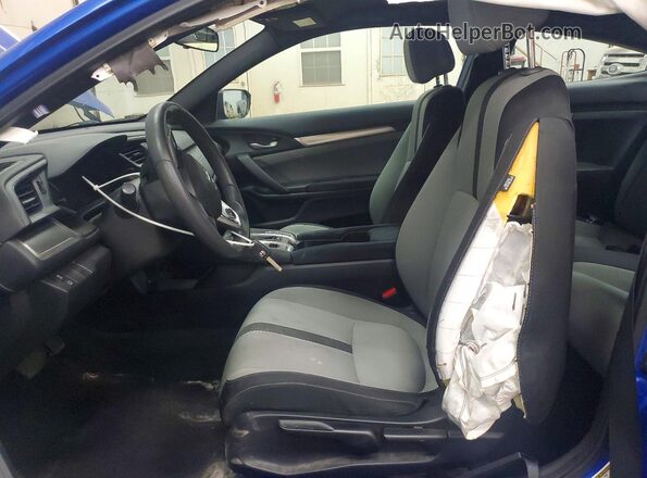 2HGFC4B57GH304869 2016 HONDA CIVIC Синий Вид салона спереди