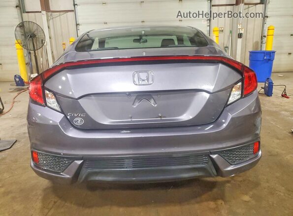 2HGFC4B57HH310043 2017 HONDA CIVIC Gray Вид ззаду