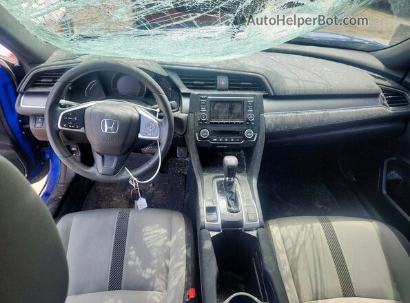 2HGFC4B57JH301560 2018 HONDA CIVIC Blue Vista del salpicadero