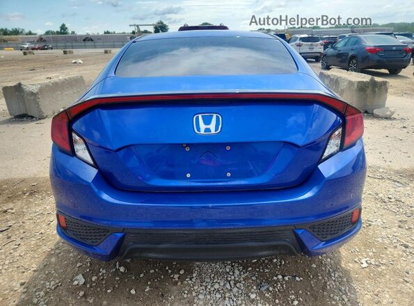 2HGFC4B57JH301560 2018 HONDA CIVIC Blue Vista trasera