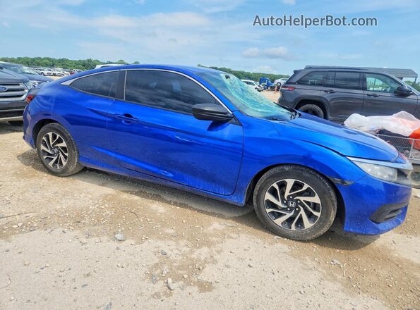 2HGFC4B57JH301560 2018 HONDA CIVIC Blue Delantero derecho