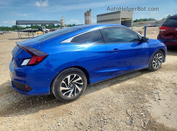 2HGFC4B57JH301560 2018 HONDA CIVIC Blue Trasero derecho