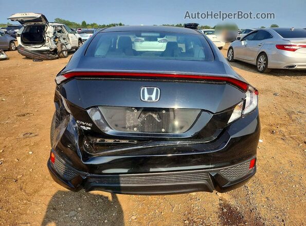 2HGFC4B58GH315878 2016 HONDA CIVIC Black უკანა ხედი