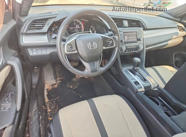 2HGFC4B58GH315878 2016 HONDA CIVIC Black წინა პანელის ხედი