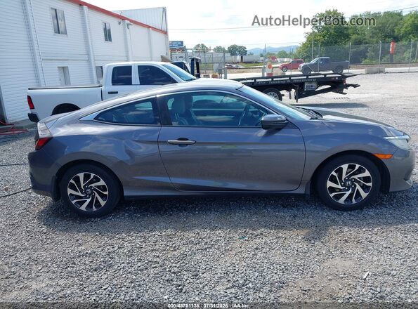 2HGFC4B59GH316151 2016 HONDA CIVIC Серый Вид задней части салона