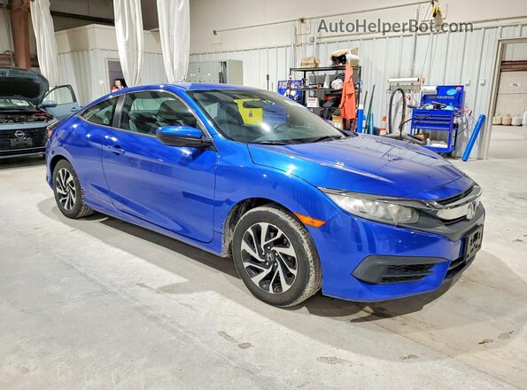 2HGFC4B5XGH303358 2016 HONDA CIVIC Blue Przód prawy
