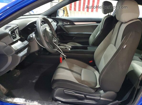 2HGFC4B5XGH303358 2016 HONDA CIVIC Blue Widok wnętrza z przodu
