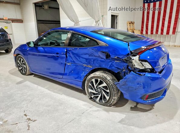 2HGFC4B5XGH303358 2016 HONDA CIVIC Blue Tył lewy