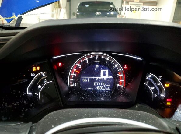 2HGFC4B5XGH303358 2016 HONDA CIVIC Blue Widok zestawu wskaźników