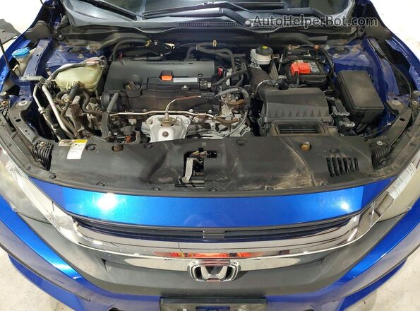 2HGFC4B5XGH303358 2016 HONDA CIVIC Blue Widok wnętrza z tyłu