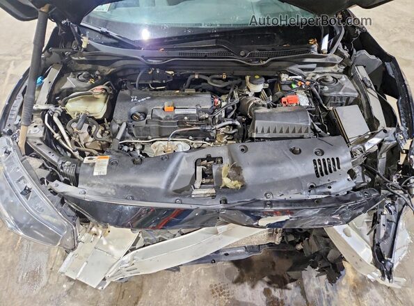2HGFC4B61KH309616 2019 HONDA CIVIC Black Rear interior view
