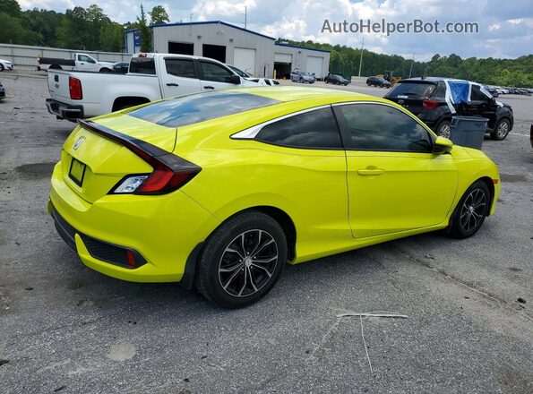 2HGFC4B63KH300559 2019 HONDA CIVIC Yellow Tył prawy