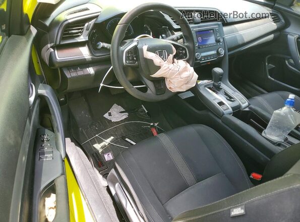 2HGFC4B63KH300559 2019 HONDA CIVIC Yellow Widok deski rozdzielczej
