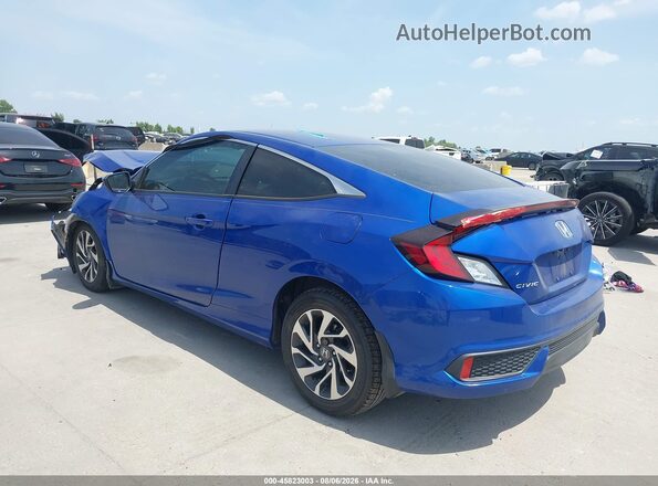 2HGFC4B64KH304684 2019 HONDA CIVIC Blue უკანა მარცხენა