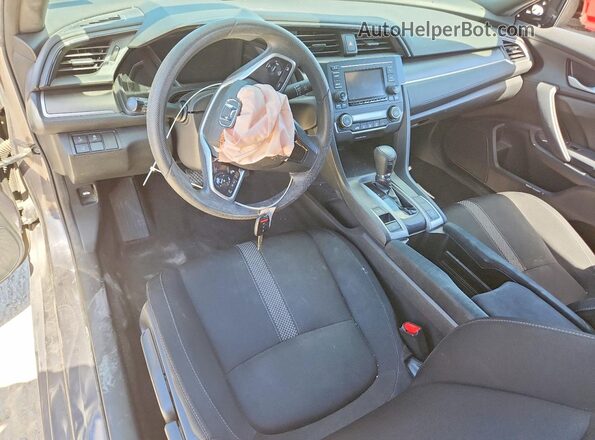 2HGFC4B65KH300983 2019 HONDA CIVIC Gray Առջևի վահանակի տեսք