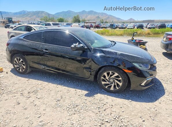 2HGFC4B68KH302601 2019 HONDA CIVIC Black წინა მარჯვენა