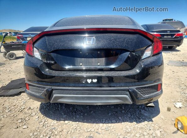 2HGFC4B68KH302601 2019 HONDA CIVIC Black უკანა ხედი