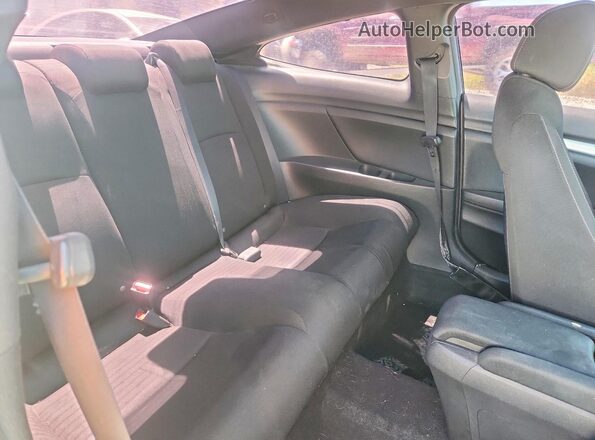 2HGFC4B68KH302601 2019 HONDA CIVIC Black უკანა სავარძლების ხედი