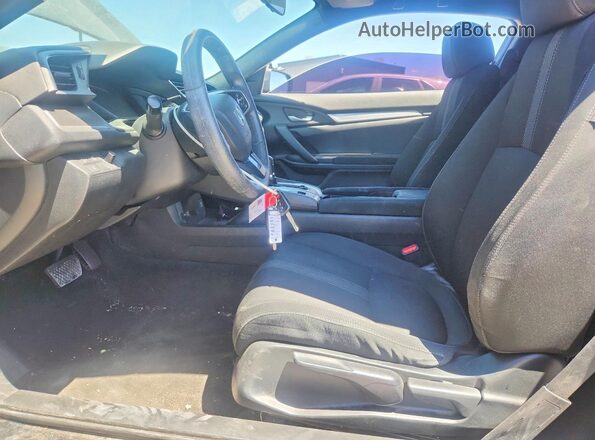 2HGFC4B68KH302601 2019 HONDA CIVIC Black წინა სალონის ხედი