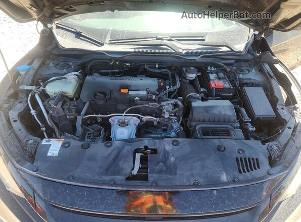 2HGFC4B68KH302601 2019 HONDA CIVIC Black უკანა სალონის ხედი