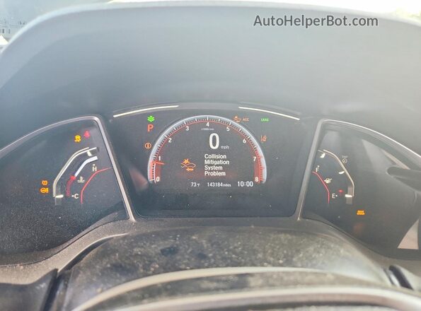 2HGFC4B82LH301558 2020 HONDA CIVIC Серый Вид щитка приборов