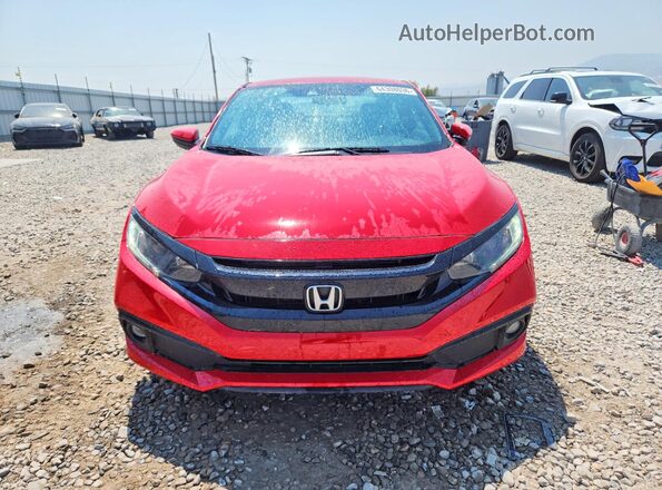 2HGFC4B83KH308050 2019 HONDA CIVIC Red Դիմացի տեսք