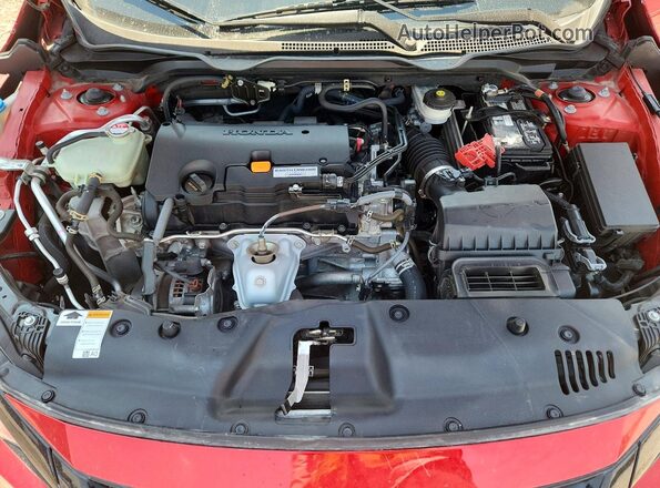 2HGFC4B83KH308050 2019 HONDA CIVIC Red Սալոնի հետևի տեսք