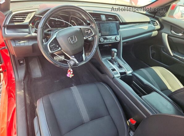 2HGFC4B83KH308050 2019 HONDA CIVIC Red Առջևի վահանակի տեսք