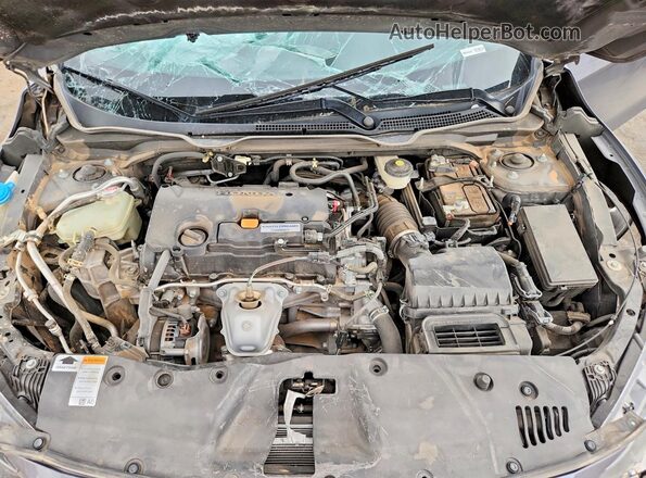 2HGFC4B85KH301679 2019 HONDA CIVIC Gray Вид задньої частини салону