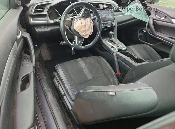 2HGFC4B85KH301679 2019 HONDA CIVIC Gray Вид панелі приладів