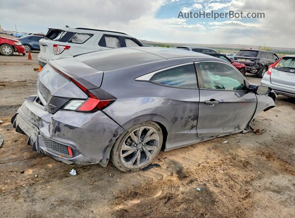 2HGFC4B85KH301679 2019 HONDA CIVIC Gray Задня права чверть