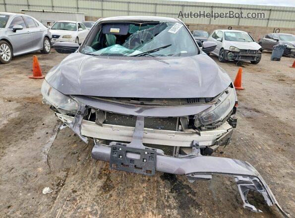 2HGFC4B85KH301679 2019 HONDA CIVIC Gray Вид спереду