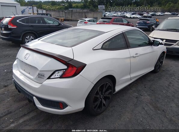 2HGFC4B85KH302704 2019 HONDA CIVIC White Trasero derecho
