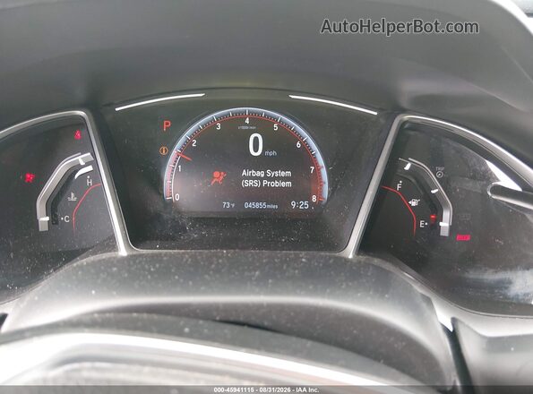 2HGFC4B85KH302704 2019 HONDA CIVIC White Vista de los asientos traseros