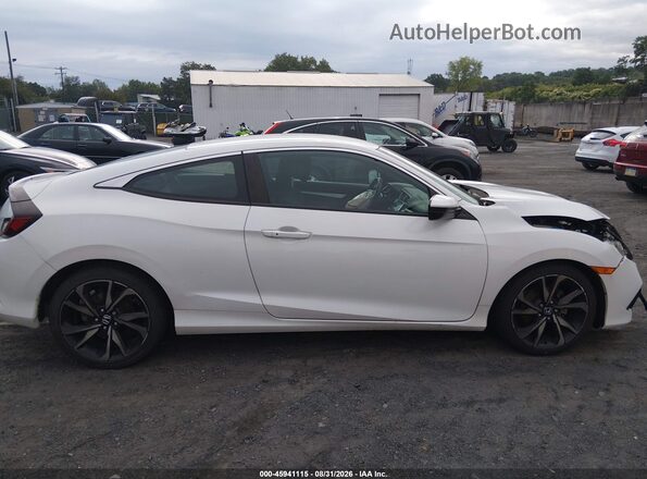 2HGFC4B85KH302704 2019 HONDA CIVIC White Vista interior trasera