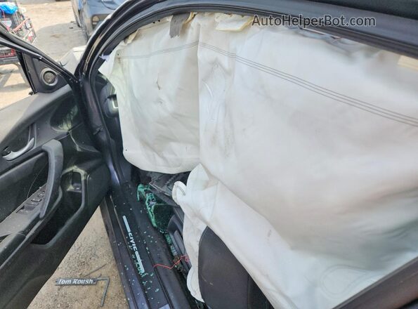 2HGFC4B86KH304820 2019 HONDA CIVIC Gray წინა პანელის ხედი