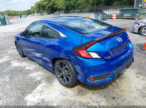 2HGFC4B89LH301248 2020 HONDA CIVIC Blue Trasero izquierdo