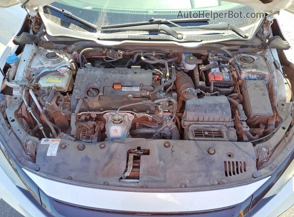 2HGFC4B8XKH300754 2019 HONDA CIVIC Белый Вид задней части салона